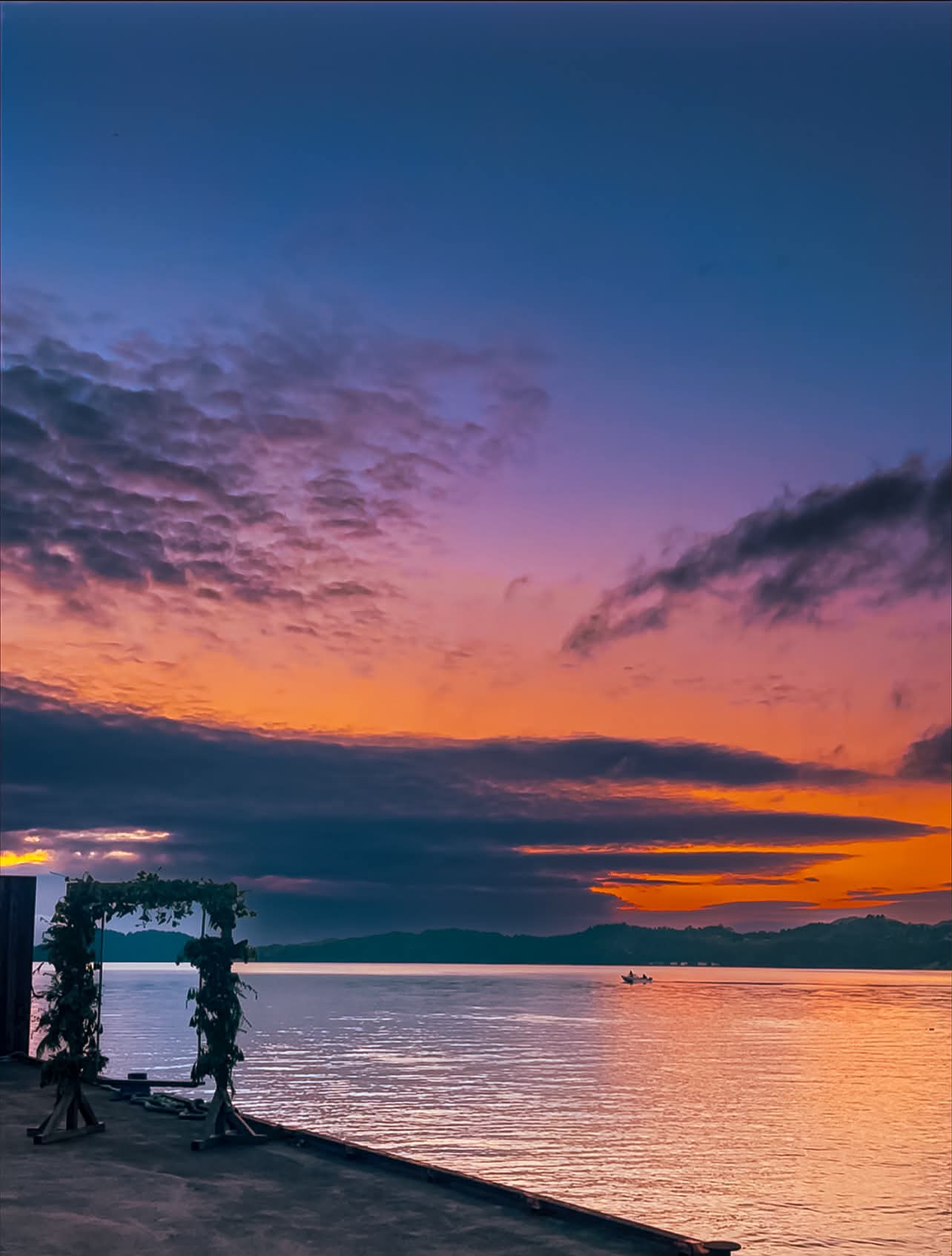 Solnedgang ved Kaien